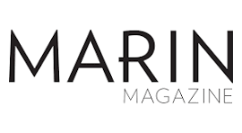 Logo text: 'MARIN MAGAZINE' in black on a white background.